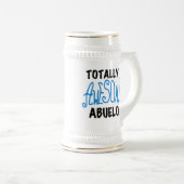 Total Phantastisch Abuelo Tshirts und Geschenke Bierglas (VorderseiteRechts)