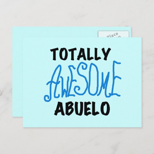 Total Phantastisch Abuelo Tshirts und Geschenke Postkarte (Vorne/Hinten)