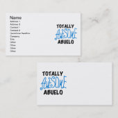 Total Phantastisch Abuelo Tshirts und Geschenke Visitenkarte (Vorne/Hinten)