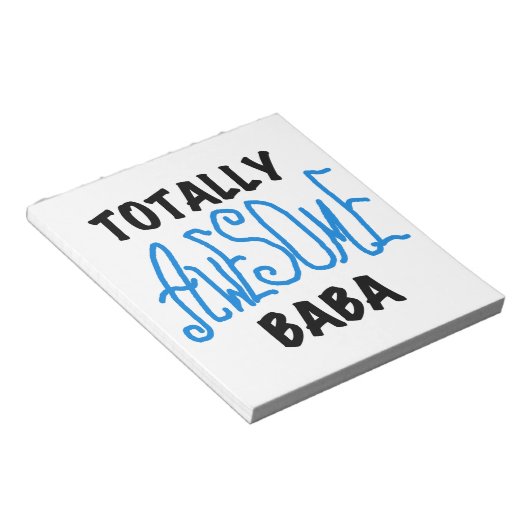 Total Phantastisch Baba Tshirts und Geschenke Notizblock (angewinkelt)
