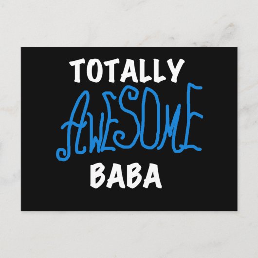 Total Phantastisch Baba Tshirts und Geschenke Postkarte (Vorderseite)