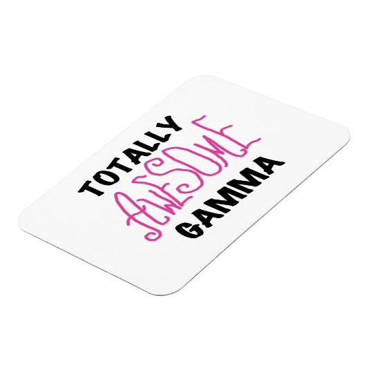 Total Phantastisch Gamma Pink Geschenke Magnet (Linke Seite)