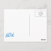 Total Phantastisch Gramma Blue T - Shirt und Gesch Postkarte (Rückseite)