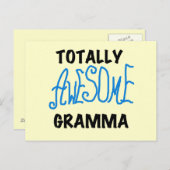 Total Phantastisch Gramma Blue Tshirts Geschenke Postkarte (Vorne/Hinten)