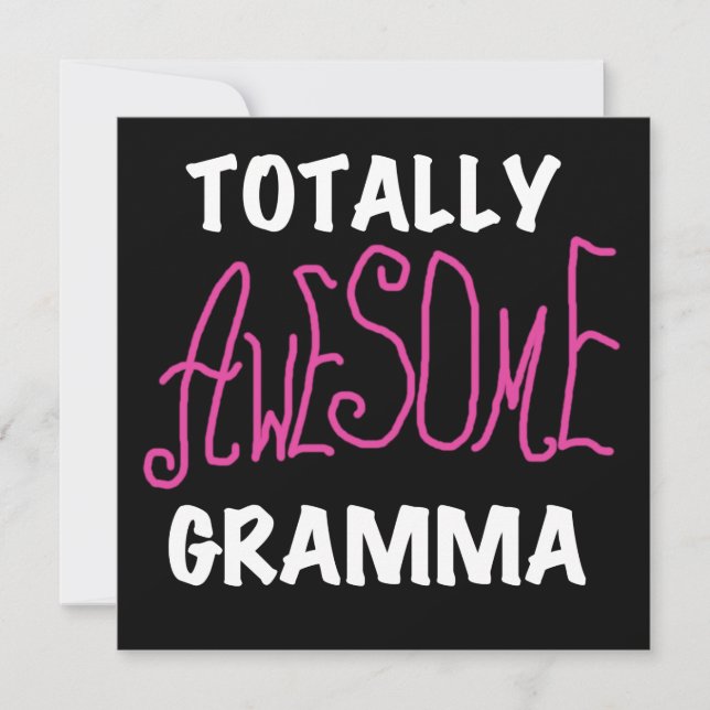 Total Phantastisch Gramma Pink T - Shirt Geschenke (Vorderseite)