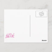 Total Phantastisch Gramma Pink T - Shirt Geschenke Postkarte (Rückseite)