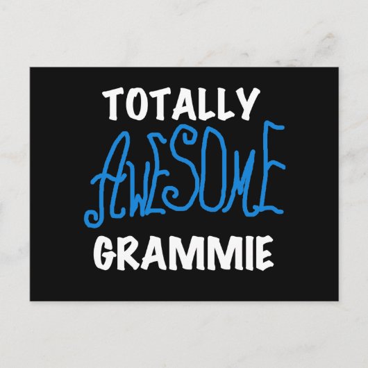 Total Phantastisch Grammie Blue Tshirts Geschenke Postkarte (Vorderseite)