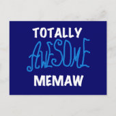 Total Phantastisch Memaw Blue T Shirts und Geschen Postkarte (Vorderseite)