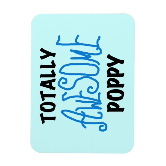 Total Phantastisch Mohnblumen und Geflügel Magnet (Vertikal)