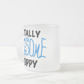 Total Phantastisch Mohnblumen und Geflügel Mattglastasse (Vorderseite Links)