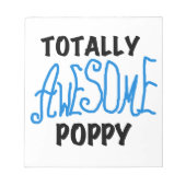 Total Phantastisch Mohnblumen und Geflügel Notizblock (Vorderseite)