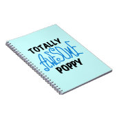 Total Phantastisch Mohnblumen und Geflügel Notizblock (Rechte Seite)
