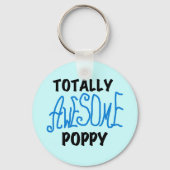 Total Phantastisch Mohnblumen und Geflügel Schlüsselanhänger (Vorderseite)