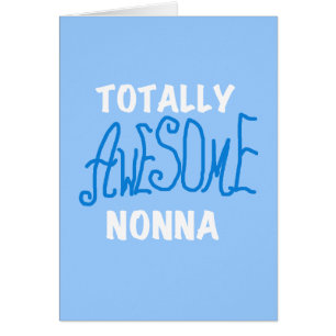 Total Phantastisch Nonna Blue T - Shirt und Gesche
