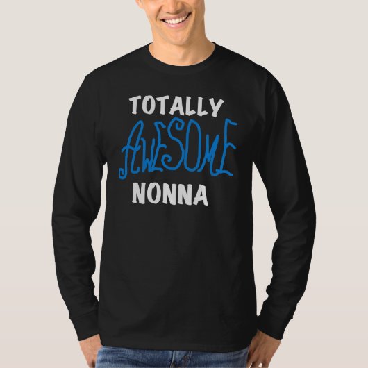 Total Phantastisch Nonna Blue T - Shirt und Gesche (Vorderseite)