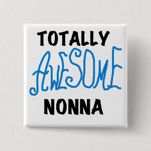 Total Phantastisch Nonna Blue T - Shirt und Gesche Button