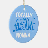 Total Phantastisch Nonna Blue T - Shirt und Gesche Keramikornament (Rechts)