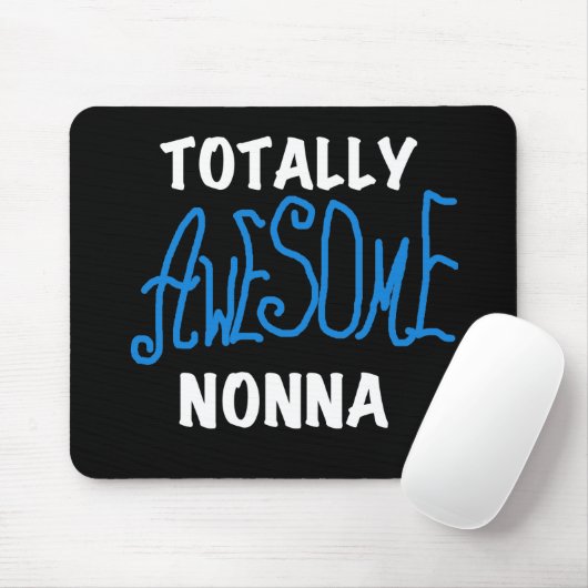 Total Phantastisch Nonna Blue T - Shirt und Gesche Mousepad (Mit Mouse)