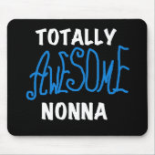 Total Phantastisch Nonna Blue T - Shirt und Gesche Mousepad (Vorne)