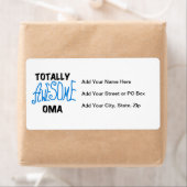 Total Phantastisch Oma Blue T - Shirt und Geschenk (Insitu)