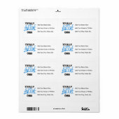 Total Phantastisch Oma Blue T - Shirt und Geschenk (Vorne)