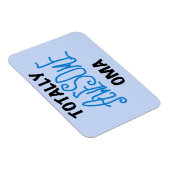 Total Phantastisch Oma Blue T - Shirt und Geschenk Magnet (Rechte Seite)