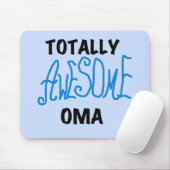 Total Phantastisch Oma Blue T - Shirt und Geschenk Mousepad (Mit Mouse)