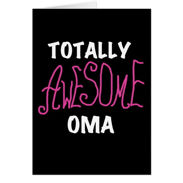 Total Phantastisch Oma Pink T - Shirt und Geschenk (Vorne)