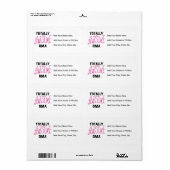 Total Phantastisch Oma Pink T - Shirt und Geschenk (Vorne)