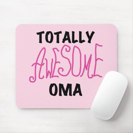 Total Phantastisch Oma Pink T - Shirt und Geschenk Mousepad (Mit Mouse)
