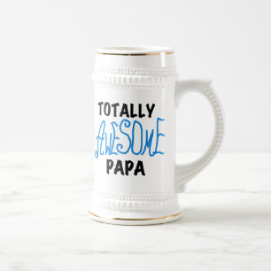 Total Phantastisch Papa T - Shirt und Geschenke Bierglas