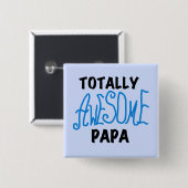 Total Phantastisch Papa T - Shirt und Geschenke Button (Vorne & Hinten)