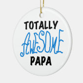 Total Phantastisch Papa T - Shirt und Geschenke Keramik Ornament (Links)