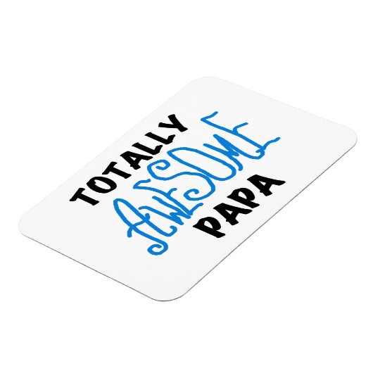 Total Phantastisch Papa T - Shirt und Geschenke Magnet (Linke Seite)