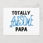 Total Phantastisch Papa T - Shirt und Geschenke Postkarte (Vorderseite)