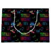 Total Phantastische 80er Party Große Geschenktasch Geschenktüte (Vorderseite)