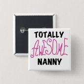 Total Phantastische Gruschige Rosa T - Shirt und G Button (Vorne & Hinten)