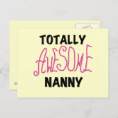 Total Phantastische Gruschige Rosa T - Shirt und G Postkarte (Vorne/Hinten)