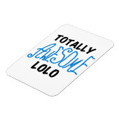 Total Phantastische Lolo Blue Geschenke Magnet (Linke Seite)