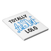 Total Phantastische Lolo Blue Geschenke Notizblock (angewinkelt)