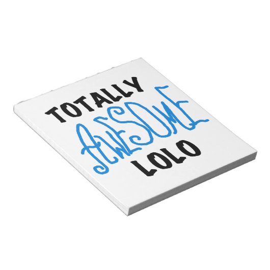 Total Phantastische Lolo Blue Geschenke Notizblock (angewinkelt)