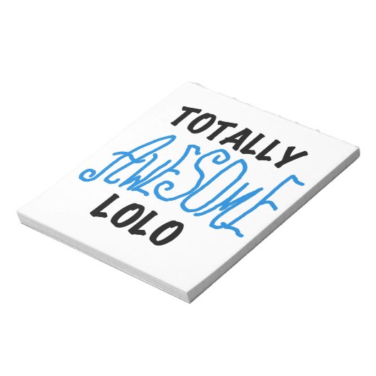 Total Phantastische Lolo Blue Geschenke Notizblock (Rotiert)