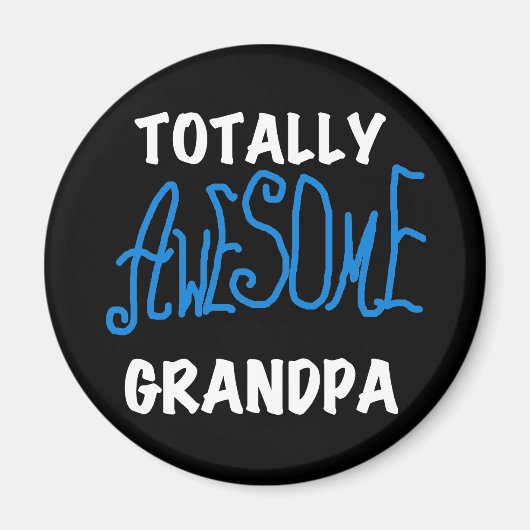 Total Phantastische Opa-T - Shirt und Geschenke Magnet (Vorne)
