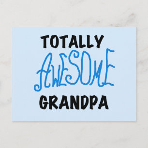 Total Phantastische Opa-T - Shirt und Geschenke Postkarte