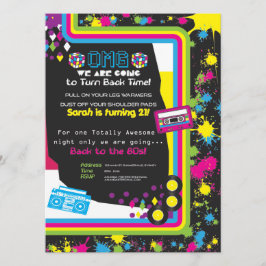 Total Phantastische Party Einladung der 1980er Jah