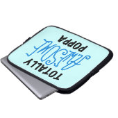 Total Phantastische Poppa-Hemden und Geschenke Laptopschutzhülle (Vorne Knopf)