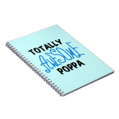 Total Phantastische Poppa-Hemden und Geschenke Notizblock (Rechte Seite)