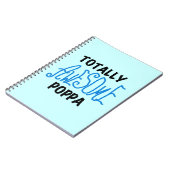 Total Phantastische Poppa-Hemden und Geschenke Notizblock (Linke Seite)