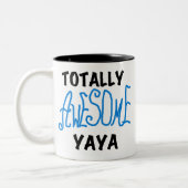 Total Phantastische Yaya-T - Shirt und Geschenke Zweifarbige Tasse (Links)