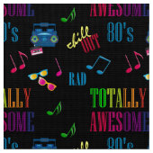 Total Phantastisches Muster der 80er Jahre Stoff (Nahaufnahme)
